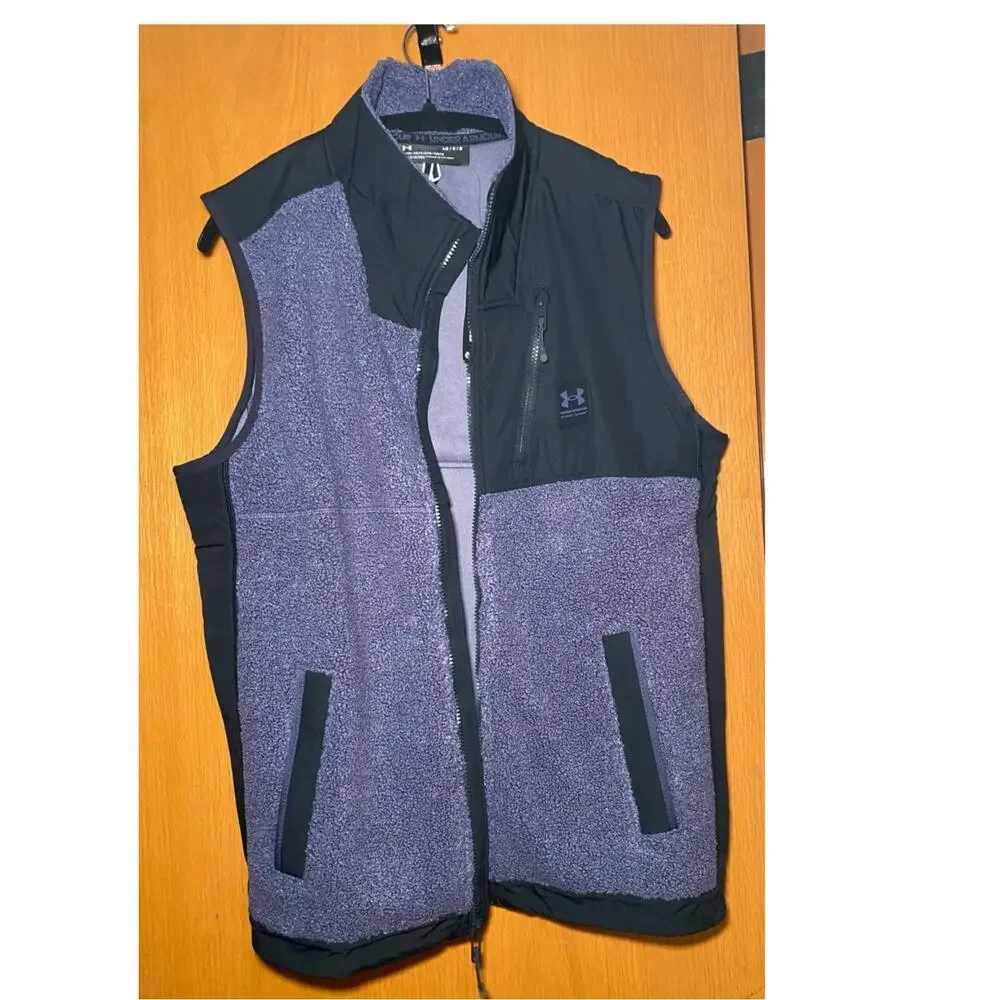 NWT Under Armour - Black and Purple Vest - Soft & Warm
